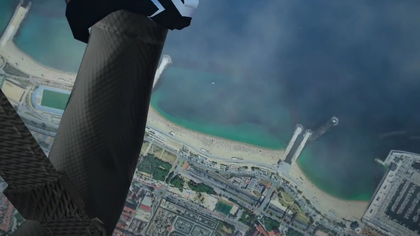 #6. Skydive Sim - Skydiving Simulator (Meta) Podle: V Axis Studios