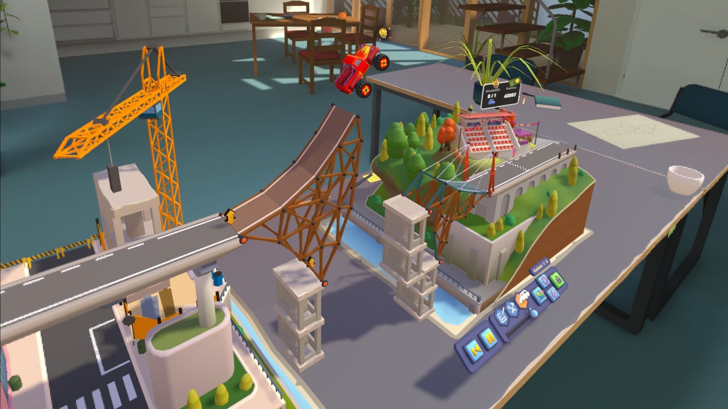 #4. Bridge Constructor Studio (Meta) By: ClockStone STUDIO