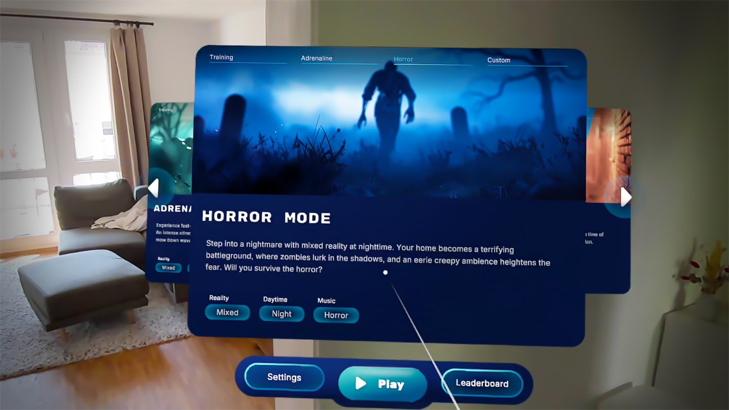#5. Spatial Zombies Pro - Mixed Reality (Meta) Podle: Tom Förster